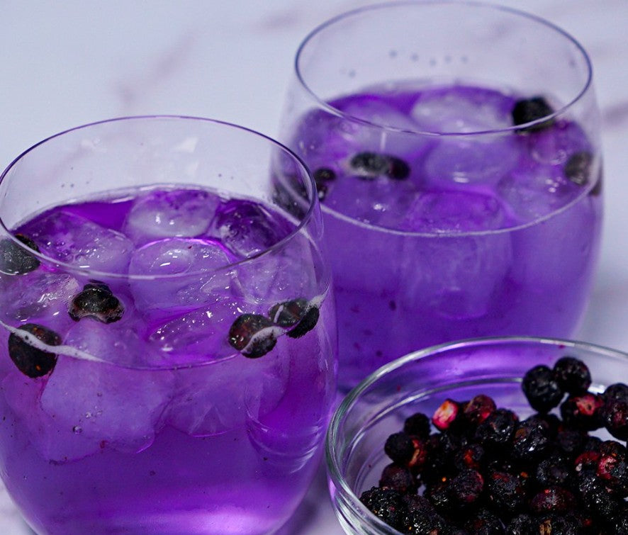 Gevriesdroogde blauwe bes