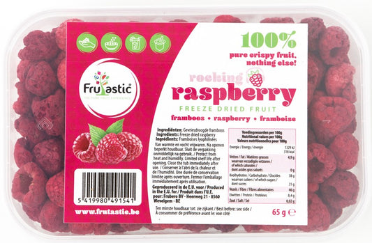 Framboises lyophilisées 65 g