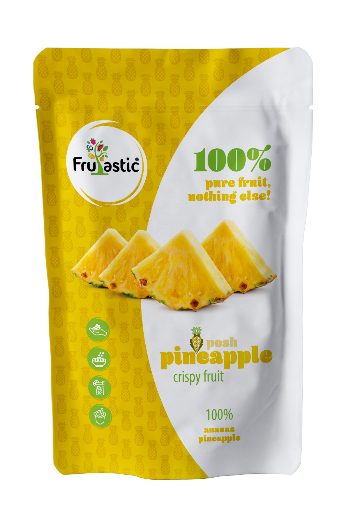 Morceaux d'ananas lyophilisés 25 g