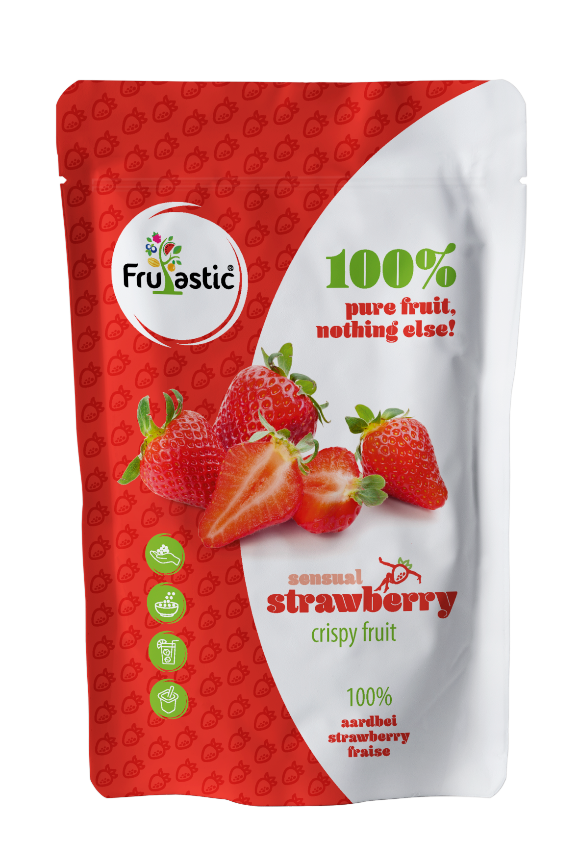 Tranches de fraise lyophilisées 45 g