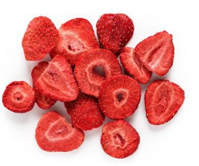 Tranches de fraise lyophilisées 45 g 